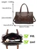Bolsa Tote Transfronteiriça Nova Moda Europeia e Americana Retro Bolsa de Mão Versátil Grande Capacidade Bolsa de Ombro para o Dia a Dia Atacado Personalizado