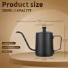 Modelo Novo 2026 Cafeteira Transfronteiriça para Uso Doméstico, Aço Inoxidável 304, Grande Capacidade de 600ml, Bule com Bico Fino para Pour-Over, Chaleira para Pour-Over