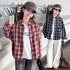 Camisas de Primavera para Niñas 2026 Nuevo Estilo Camisas a Cuadros para Niños Mangas Largas Elegantes Tops de Primavera y Otoño para Niñas de Secundaria y Niños Mayores