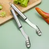 Descorazonador de chile, removedor de semillas de pimiento verde y pimienta de Sichuan, descorazonador de acero inoxidable, gadget de cocina, removedor de semillas de pimiento amargo
