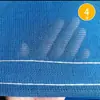 Malla Azul de Alta Densidad Construcción Seguridad Retardante de Llama Resistente al Sol Sitio de Construcción a Prueba de Polvo Marco Exterior de Ingeniería Red Protectora Azul Dalian