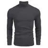 Suéter de cuello alto para hombre de comercio exterior 2022 otoño e invierno suéter europeo y americano para hombre suéter de punto de manga larga Nuevo Verde