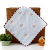 Toalla Cuadrada de Gasa 2525 de Seis Capas Suave y Absorbente Gasa de Jardín de Niños Toalla para Saliva de Bebé Toalla para Lavar la Cara Tipo a