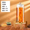 Botella de Vino Cilíndrica Delgada, Botella de Vidrio Espeso sin Plomo, Botellas de 2.5 kg a 15 kg, para Ginseng, Cuerno de Ciervo, Hierbas Medicinales, Vino de Frutas