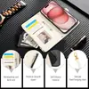 Adequado para Capa de Celular Apple 17 Transversal Pequena Estilo Chanel com Múltiplos Zíperes para iPhone Air/16E com Porta-Cartões