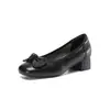 Zapatos tipo mom slip-on ZHR para mujer, nuevo modelo otoño 2026, suela suave, tacón grueso, cómodos para los pies, zapatos de tacón bajo versátiles