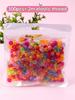 Contas Acrílicas Coloridas Sólidas Transparentes para Pônei, Contas com Furo Grande para Dreadlocks, Acessórios para Joias DIY, Contas Soltas para Miçangas, Contas Cilíndricas