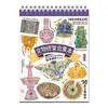 Colección de Restauración de Artefactos Tirado, Pegatinas de Paisajismo Estilo Antiguo, Pegatinas de Escena Miniatura Estéreo de Rompecabezas, Regalos para Niñas