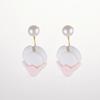 Aretes retro coloridos de perlas estilo Hong Kong, aretes de alta gama para celebridades de internet, aretes elegantes y encantadores, aretes de moda para mujer que combinan con todo