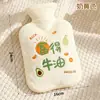 Bolsa de Água Quente de Pelúcia Injeção de Água Aquecedor de Mão Fofo Compressão Quente Bolsa de Água Quente Aplicar no Estômago Enchimento de Água Portátil Removível Bolsa de Água Quente