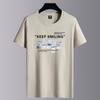 Camiseta de manga curta masculina, moda verão 2023, nova blusa solta de manga curta de algodão, tamanho grande, camiseta estampada