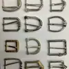 Hebilla de pasador de cinturón hebilla en forma de D hebilla de cinturón de aleación para hombres y mujeres, mayorista fabricante huidad