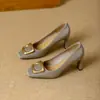 [Procesamiento Personalizado] Zapatos de Tacón Alto de Tacón Grueso para Mujer 2026 Primavera y Otoño Nuevo Estilo Francés Punta Cuadrada Cómodos Zapatos de Tacón Bajo