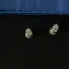 Pendientes de Plata S925 con Moissanita para Mujer, Ropa de Trabajo Sencilla, Lujo Accesible, Pendientes Brillantes tipo Diamante, Pendientes de Alta Gama y Versátiles