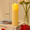 Procesamiento y Personalización de Velas Simuladas, Formas Onduladas, Velas Brillantes Oscilantes, Arreglos de Decoración para Atmósfera de Bodas y Cumpleaños
