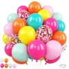 Conjunto de 50 Balões de Látex Espessos Transfronteiriço, Conjunto de Balões Flutuantes de Hélio, Adereços de Decoração de Aniversário