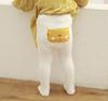 Meia-calça infantil e para bebês grande transfronteiriça, estilo primavera e outono, roupa exterior versátil, leggings de algodão com padrão de desenho animado para meninas