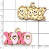 Venta Caliente Transfronteriza Serie de San Valentín Aleación con Goteo de Aceite Mixta 50 Colgantes Accesorios para Pulsera Collar DIY