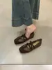 Encuentro Cercano Temporada 2026 Nuevos Zapatos Mary Jane Retro con Tira Cruzada para Mujer Suela Suave Zapatos Planos de Ballet Zapatos Rojos de Noche