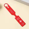 Etiqueta de equipaje de mano para avión maleta de equipaje etiqueta anti-pérdida de check-in mochila de viaje escribir nombre tarjeta de identificación