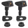 Boquilla Limpiaparabrisas Universal en Forma de Abanico Modificada para Coche Boquilla de Salida de Cristal Capucha de Niebla Limpiaparabrisas