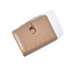 Dongxin Estilo Coreano Color Sólido Billetera Simple Monedero para Estudiantes de PU para Mujer Gran Capacidad Billetera Clutch para Mujer