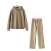 Ropa para Mujer Amazon Ins Otoño Cálido Siete Colores Holgado con Capucha Manga Larga Sudadera y Pantalones Conjunto de Ropa para Mujer de Principios de Otoño