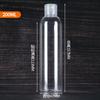 Venta al por mayor del fabricante En stock Botellas rellenables de 30 ml, 50 ml, 100 ml, Botellas para champú, Botellas de plástico transparentes con tapa abatible, Botellas vacías