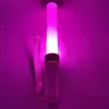 Palos de luz para animar conciertos, controlados por control remoto, palos fluorescentes de 15 colores, luces de mano con forma de corazón y estrella, control central DMX, personalizables para eventos