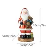 Adornos de Árbol de Navidad de Resina de Santa Claus Transfronterizos Escena de Atmósfera para el Hogar Decoración Navideña Regalo Venta al por Mayor