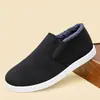 Novos Sapatos de Algodão de Inverno Masculinos Antiderrapantes Resistentes ao Desgaste Com Pelúcia Quente Leves Solado Macio Trabalho Idosos Cano Alto Sapatos de Algodão