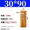 Padrão Japonês Resistente a Altas Temperaturas Mola de Molde Mola de Compressão Doméstica 65Mntf Fio Plano Compressão Retangular Alta Elasticidade Alta Resiliência