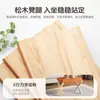 Reposapiés Taburete de Sofá, Taburete Plegable de Madera Maciza para Cambiar Zapatos, Reposapiés Debajo del Escritorio, Reposapiés de Oficina, Almohadilla Reposapiés