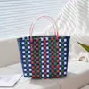 Canasta de Regalo Bolso de Mano Bolso de Playa Bolso Tejido Bolso de Mano Bolso Tote para Mujer Cesta de Verduras Cesta Pequeña para DIY Al Por Mayor