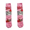 Calcetines de moda de algodón para hombre para las cuatro estaciones con estampado de dibujos animados de Mickey Mouse calcetines para hombre de los Simpson gato y ratón mujer calcetines de comercio exterior de Amazon e ins