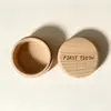 Caja para Dientes de Bebé, Caja de Madera Maciza para Dientes de Leche Infantil, Caja de Almacenamiento de Dientes, Caja de Almacenamiento de Dientes, Cordón Umbilical y Cabello Fetal, Caja de Madera Conmemorativa