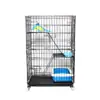 Gaiola para Gatos Doméstica Grande Casa para Gatos Camada Dupla Três Camadas Quatro Camadas Vila para Gatos Múltiplas Portas e Janelas Gaiola Dobrável para Gatos Gaiola para Animais de Estimação