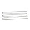 Horquilla doble recta en forma de U de hierro chapado colgante, 2 x 110 mm, horquilla recta en forma de U, accesorios para el cabello de estilo antiguo, accesorios de joyería de bricolaje