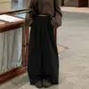 Nuevos pantalones de lana de otoño e invierno para embarazadas, pantalones anchos sueltos y casuales, adelgazantes para cuerpo tipo pera, pantalones casuales suaves y cómodos