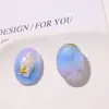 Serie de Playa de Verano Ovalados de Resina DIY Botones Hechos a Mano Pinzas para el Cabello Pendientes Funda para Teléfono Pegatinas Accesorios Venta al por Mayor