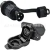 Estándar Europeo Conector de Luz de Potencia para Vehículo Agrícola Tractor de 3 Agujeros Europeo Enchufe y Toma de Corriente de 3 Polos para Tractor Europeo
