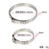 Abrazadera de Jaula de Bola Interior y Exterior de Eje Semieje Ajustable para Automóvil Hebilla Universal de Acero Inoxidable Cubierta Antipolvo 201 Fabricante de Anillo de Retención Venta al por Mayor