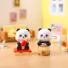 Nuevos Adornos Creativos, Serie de Comida China Panda Caja Sorpresa Decoraciones Culturales y Creativas, Figuras, Artesanías de Resina