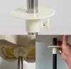 Base para Manequim de Meio Corpo Bandeja Inserção Parafuso de Altura Ajustável Plástico Base de Manequim Peças Plásticas Originais Acessórios