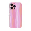 Funda de teléfono ins estilo minimalista patrón de ola degradada para iPhone 18 Pro Max, Apple 16, ligera, antideslizante, carcasa rígida