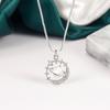 Collar de Planeta Ojo de Gato Diamante Flash para Mujer Lujo Ligero Alto Sentido Sentido de Diseño de Nicho Moda 2022 Estilo Frío
