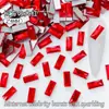 2*4mm Retangular Manicure Colorido Fundo Plano Formato Especial Decoração de Manicure Material para Unha Usável Diamante de Manicure Xiaohongshu