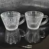Venta al por mayor de fábrica Caja completa de 80 ml Vasos de té Kung Fu Chinos Resistentes al Calor con Asas, Vasos de Té de Vidrio Transparente, Juegos de Té de Alta Gama