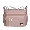 Bolsa de Mãe de Meia-Idade de Tecido Oxford Bolsa Transversal Bolsa de Ombro Feminina de Verão Impermeável Multibolsos Grande Capacidade Bolsa de Mamãe Atacado