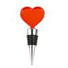Boda Aleación de Aluminio Corazón Tapón Conservación Vino Tinto de Pegamento de Alta Gama DIY Silicona Sellado Tapón de Vino Embudo de Vino Metal